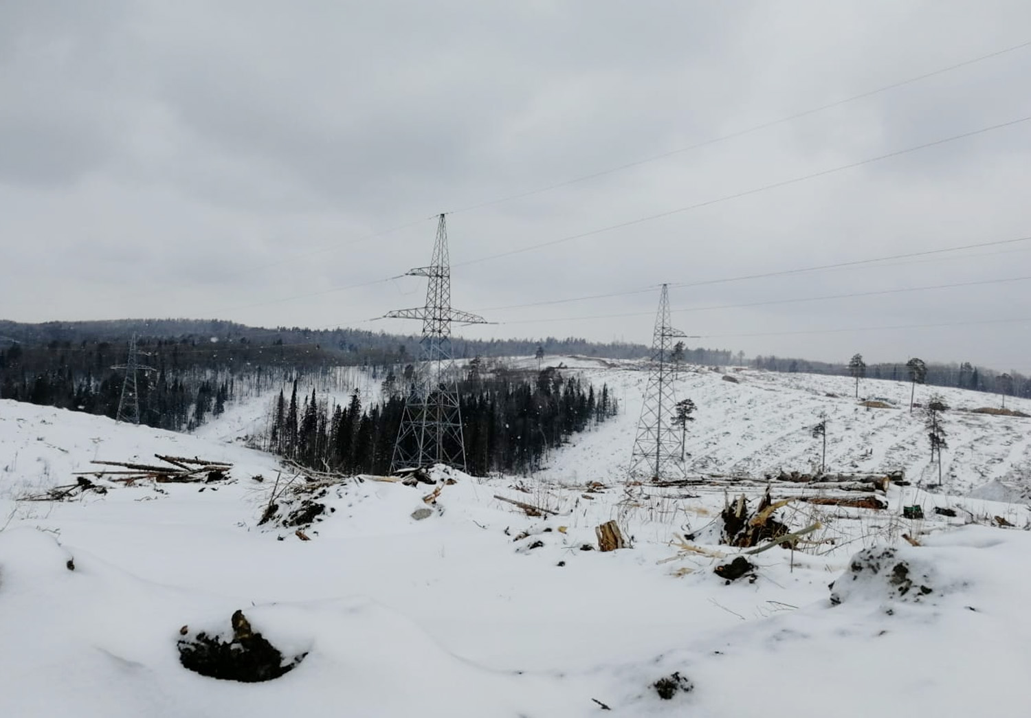 Панорама площадки сооружения ПИЛ